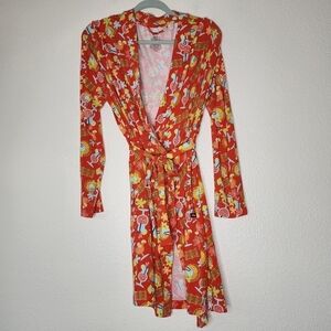 Me Undies Orange Tiki Robe M/L